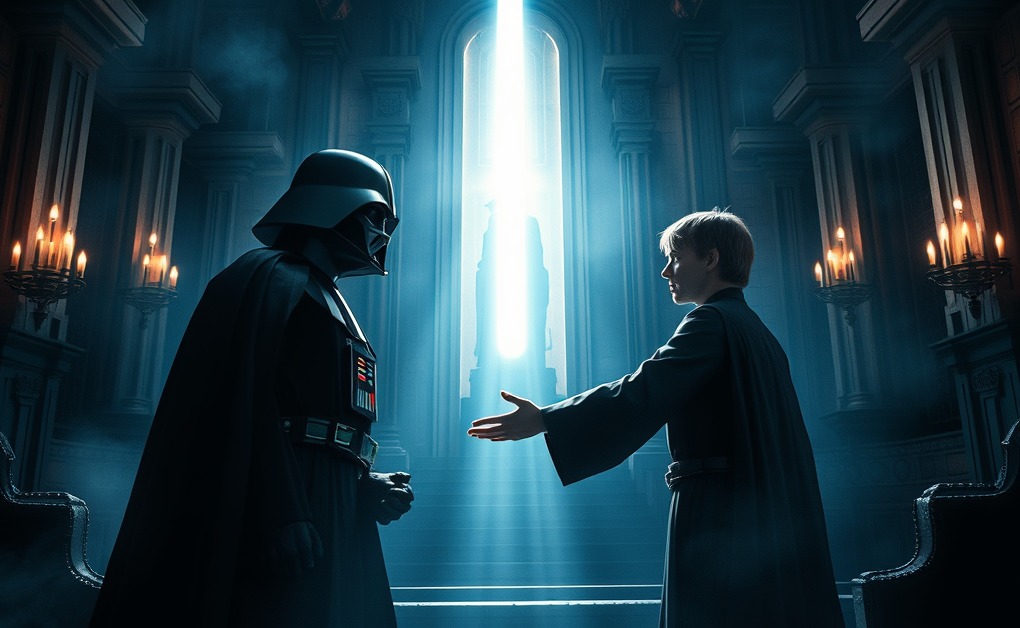 Darth Vader and Luke