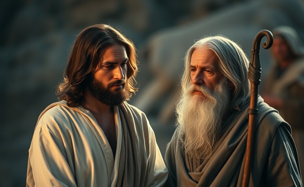 イエス様とモーセ