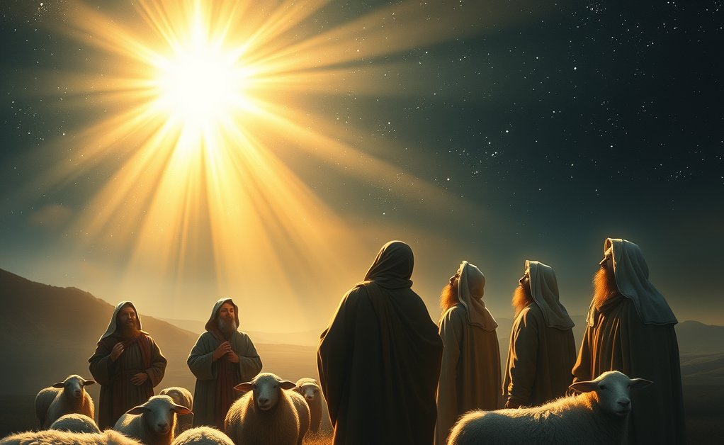 羊飼いと 神の栄光