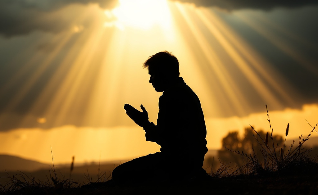 祈っている信仰